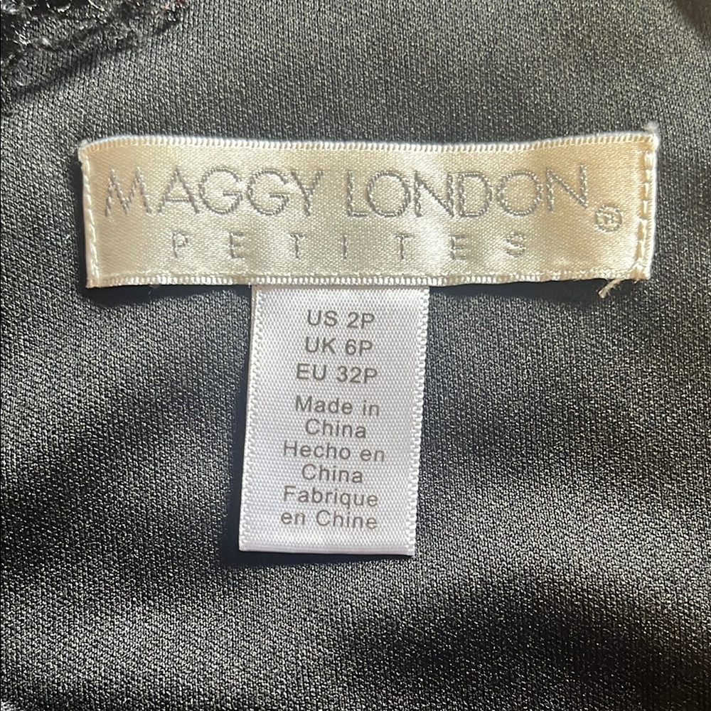 Maggy London Black and White Sweetheart Sheath Mini Dress - Picture 4 of 11